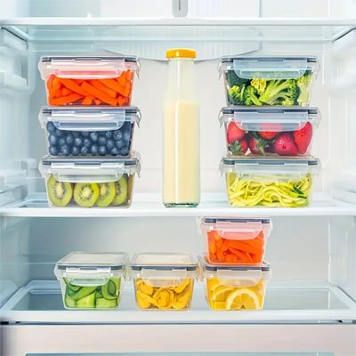 10 Boite alimentaire contenant des legumes