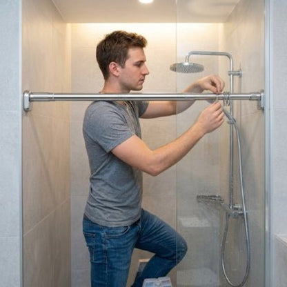 Barre de douche – Sans Perçage Réglable | INTÉRIEUR COCON™ - INTERIEUR COCON
