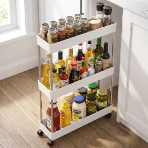 Desserte a roulettes – Rangement Mobile et Gain de Place | INTÉRIEUR COCON™ - INTERIEUR COCON