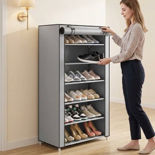 Étagère à chaussures – Avec Housse Protectrice et Modulable | INTÉRIEUR COCON™ - INTERIEUR COCON