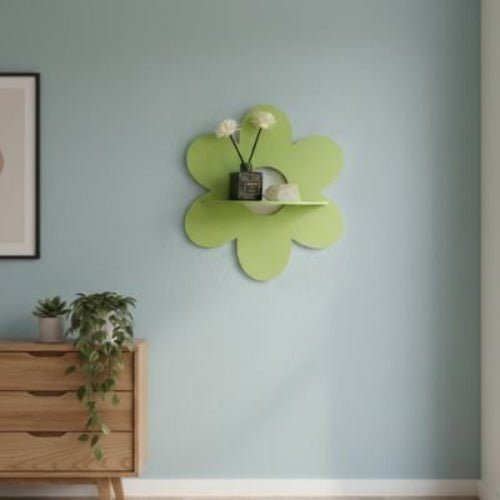 Etagere bois – Charme Floral | INTÉRIEUR COCON™ - INTERIEUR COCON