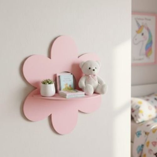 Etagere bois – Charme Floral | INTÉRIEUR COCON™ - INTERIEUR COCON