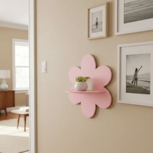 Etagere bois – Charme Floral | INTÉRIEUR COCON™ - INTERIEUR COCON