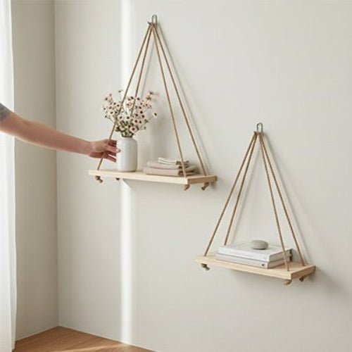Etagere bois – Rangement Suspendu | INTÉRIEUR COCON™ - INTERIEUR COCON
