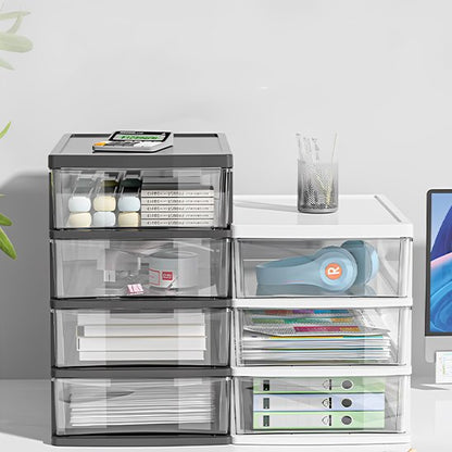 Organisateur de bureau blanc et noir