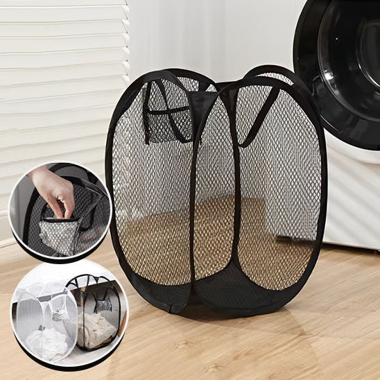 Panier a linge – Pliable Respirant | INTÉRIEUR COCON™ - INTERIEUR COCON