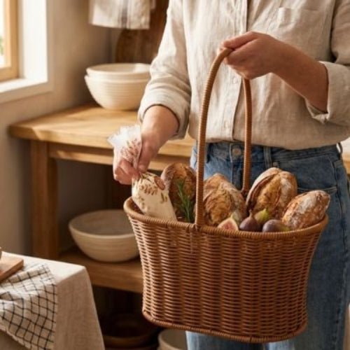 Panier de rangement en osier – Organisation Raffinée | INTÉRIEUR COCON™ - INTERIEUR COCON