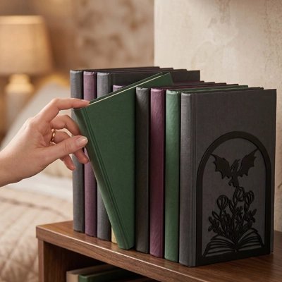 Une main en train de ranger livres dans Serre livre